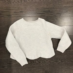 Cropped Wilfred Scalloped Knit